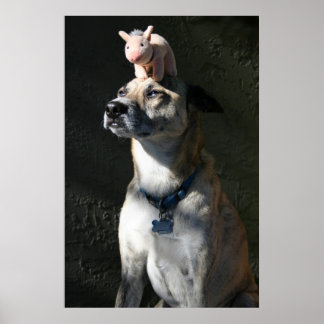 Gabriel ordered bacon for breakfast poster