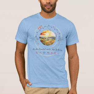 GABRIEL peptide, Moon 8 w/ custom text, light T-Shirt