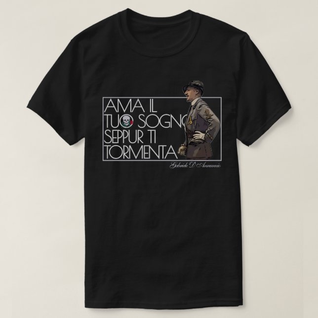 Gabriele D'Annunzio T-Shirt (Design Front)