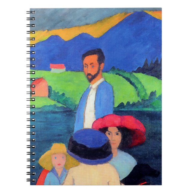 Gabriele Munter Boating Notebook (Front)