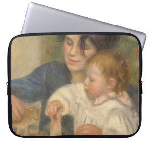 Gabrielle and Jean (by Pierre-Auguste Renoir) Laptop Sleeve