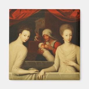 Gabrielle d'Estrees  and her sister Magnet