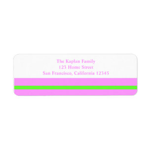 Gabrielle Wedding Bat Mitzvah Party Label