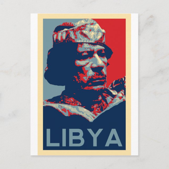 Gaddafi - Libya Postcard (Front)