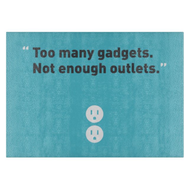 Gadgets Cutting Board (Front)