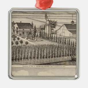 Gading, Jessup residences, farms Metal Tree Decoration