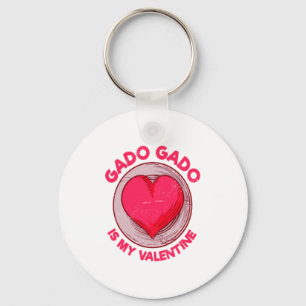 Gado Gado Is My Valentine Indonesian Salad Vegetar Key Ring