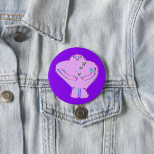 Gadol the Golem 7.5 Cm Round Badge