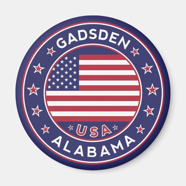 Gadsden, Alabama Magnet (Front)