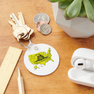 Gadsden America Key Ring