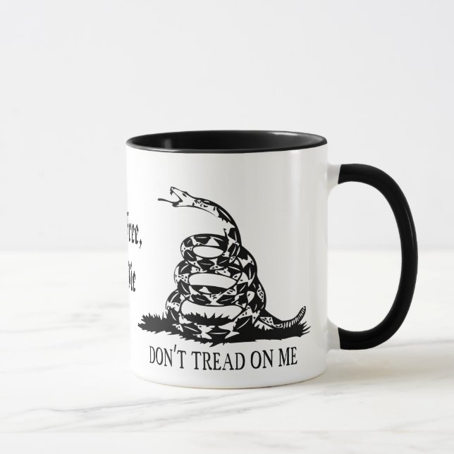 Gadsden - Don't Tread on Me, Live Free or Die Mug (Right)