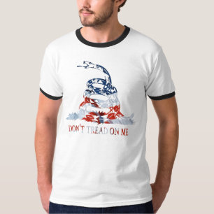 Gadsden - Don't Tread on Me Red, White and Blue T-Shirt