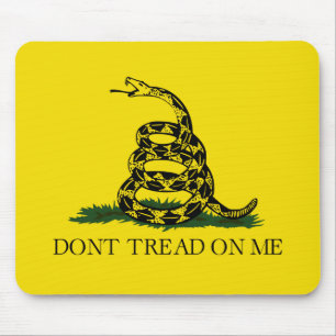 Gadsden Flag (Don't Tread on Me) (American Snake) Mouse Pad