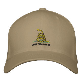 Gadsden Flag Dont Tread On Me Embroidered Hat