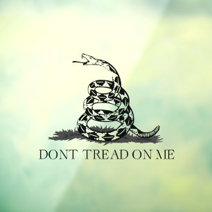 Gadsden Flag Don't Tread on Me Libertarian Yellow
