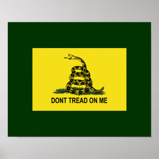 Gadsden Flag Dont Tread On Me Poster
