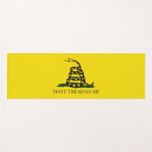 Gadsden Flag (Don't Tread on Me) (Rattlesnake) Yoga Mat