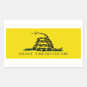 Gadsden Flag - Don't Tread On Me Rectangular Sticker