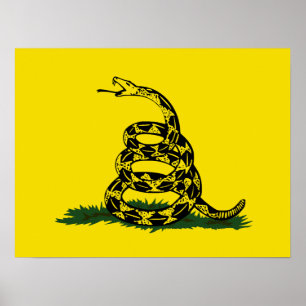 Gadsden flag variant poster