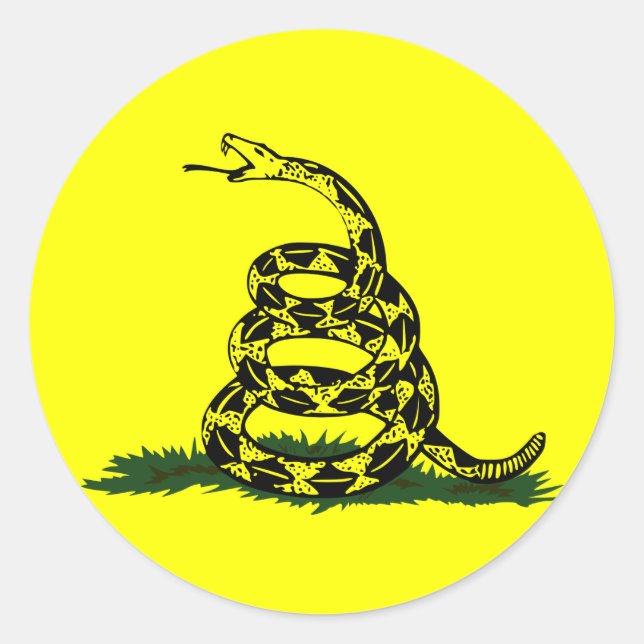 Gadsden Snake Sticker (Front)