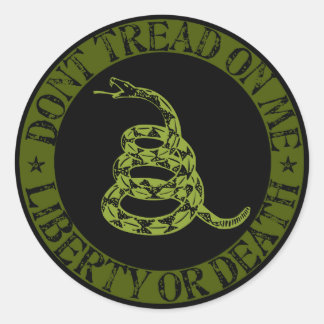 Gadsden Sticker (Green)
