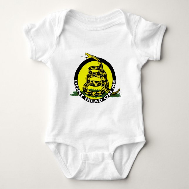 Gadsden Symbol - Don't Tread On Me Baby Bodysuit (Front)
