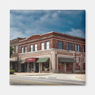 Gadsen, Alabama townscape photograph Magnet