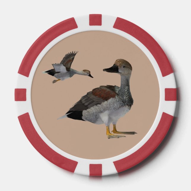 Gadwall Poker Chips (Front)
