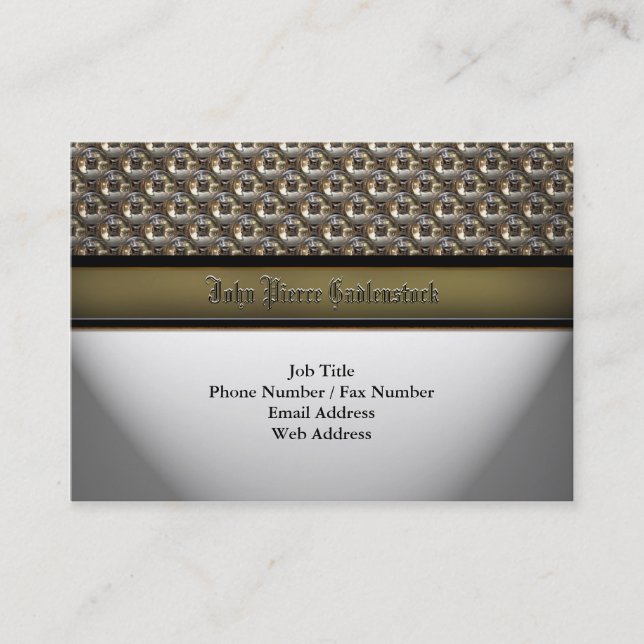 Gadzen  Business Card (Front)