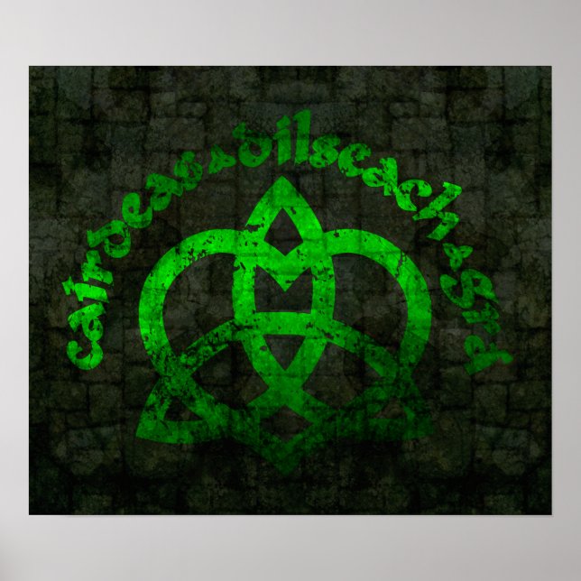 Gaelic Love $24.95 Art Wall Poster (Front)