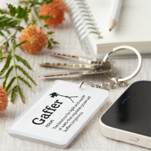 Gaffer Definition - Film Crew Key Ring