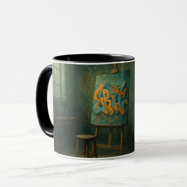 Gaffiti Artist's Studio Mug (Front Left)