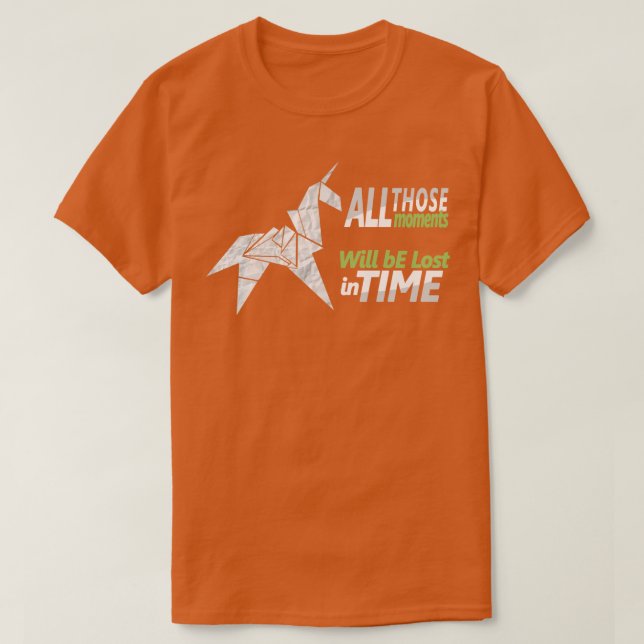 Gaffs Origami Unicorn T-Shirt (Design Front)