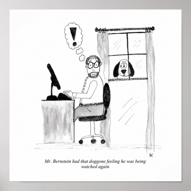 Gag Cartoon Print (Front)