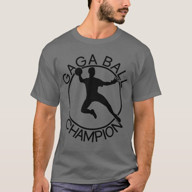 Gaga Ball Champion Dodgeball Game Kids Gaga Ball T-Shirt (Front)