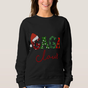 Gaga Claus Christmas Santa Hat -Grandma gift xmas  Sweatshirt