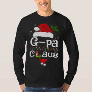 Gaga Claus Leopard Christmas Pajama Santa Gift For T-Shirt