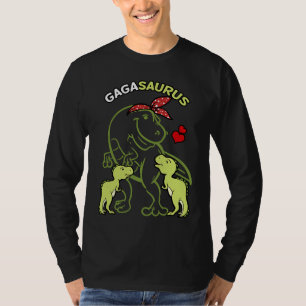 Gagasaurus Gaga 2 Kids Dinosaur Mother's Day T-Shirt