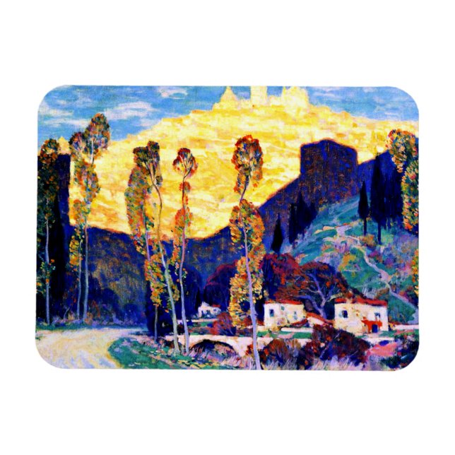 Gagnon - Evening, Siena - famous painting Magnet (Horizontal)