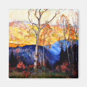 Gagnon - Golden Autumn, Laurentians Magnet