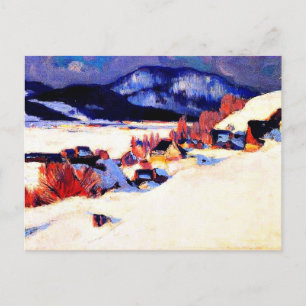 Gagnon - Rang Saint-Laurent Baie-Saint-Paul Postcard