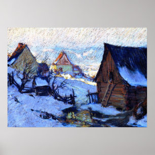 Gagnon - Spring Thaw, Baie-Saint-Paul Poster