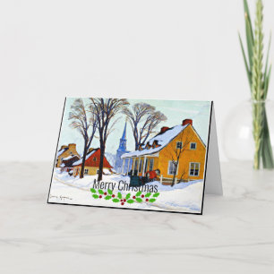 Gagnon-Winter Morning, Saint Paul's Bay, Christmas Card