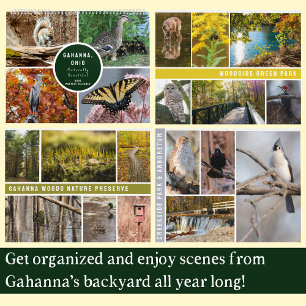Gahanna, Ohio Naturally Beautiful Monthly Calendar