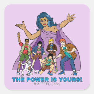 Gaia and the Planeteers Graphic Square Sticker