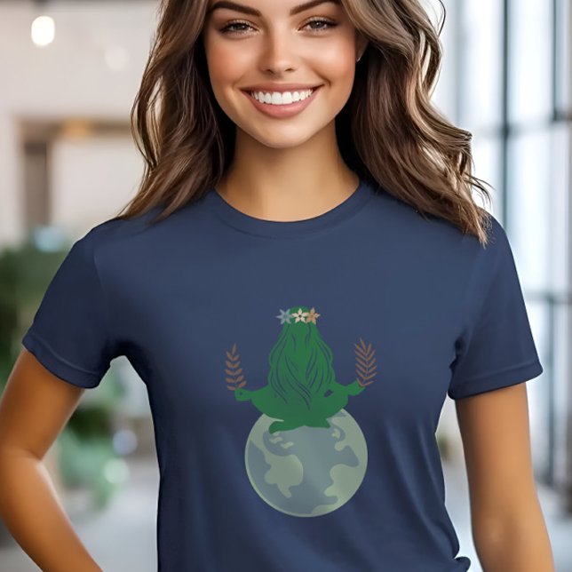 Gaia Earth Goddess, Mother Earth, Gaea Planet T-Shirt (Creator Uploaded)