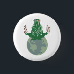 Gaia Earth Goddess, Mother Earth, Planet Earth  3 Cm Round Badge<br><div class="desc">Celebrate your love of our beautiful planet with this earth goddess button. It makes a great gift for environmentalists.</div>