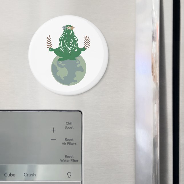 Gaia Earth Goddess, Mother Earth, Planet Earth  Magnet (In Situ (Fridge))