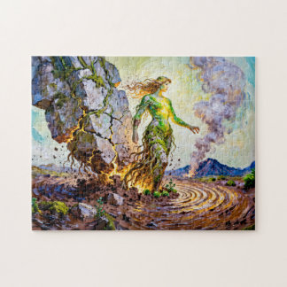 Gaia Goddess of Earth from Greek Mythology Jigsaw Puzzle