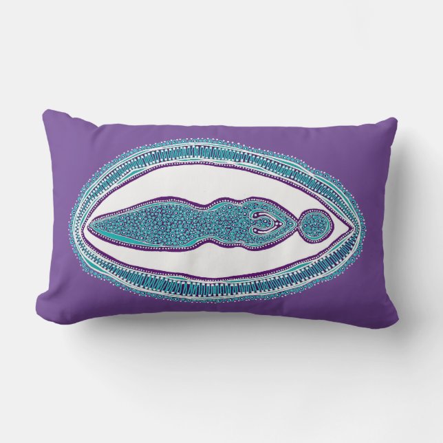 Gaia Goddess Yoni Lumbar Cushion (Front)